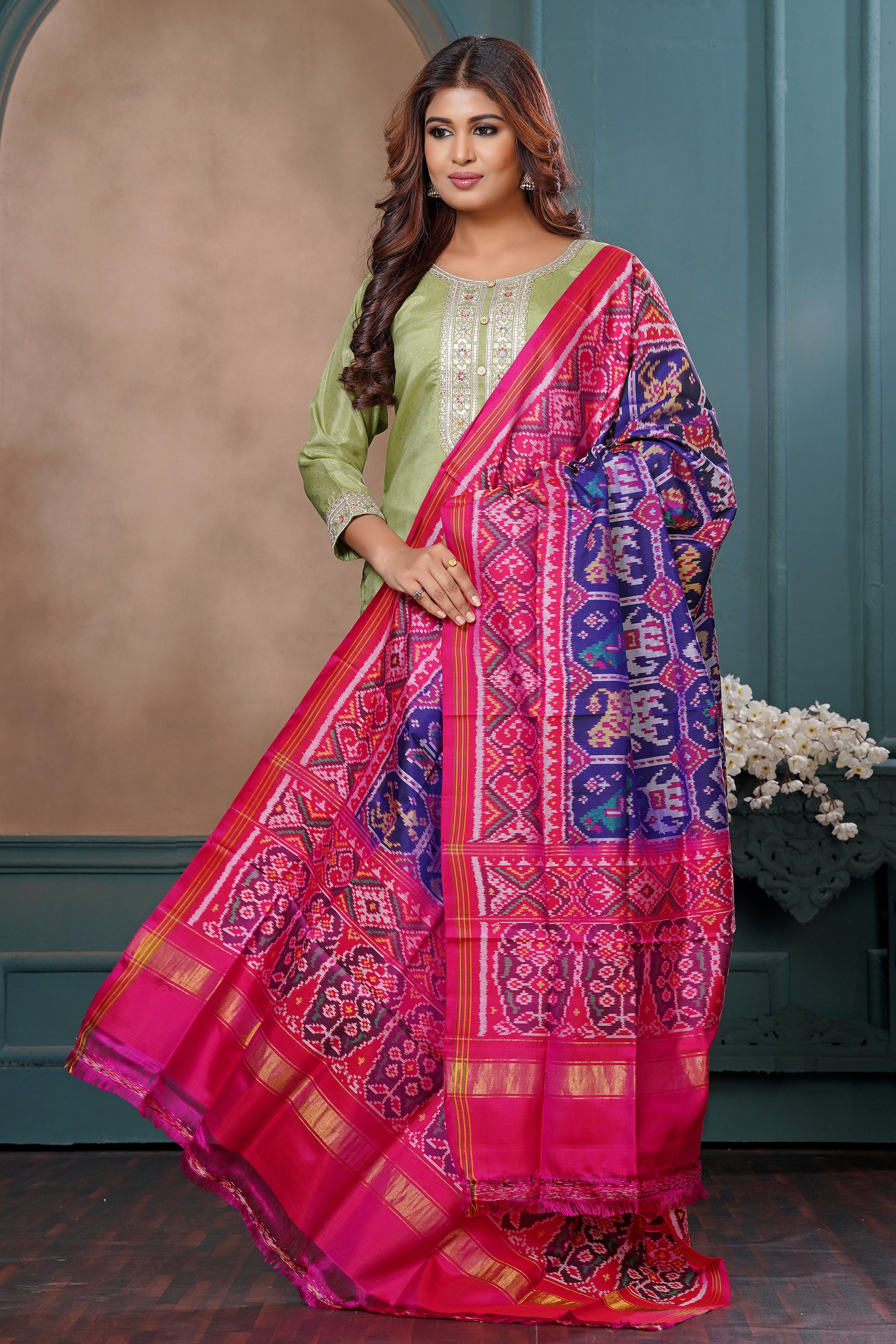 Single Ikat Dupatta