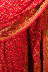 Georgette Bandhani Saree