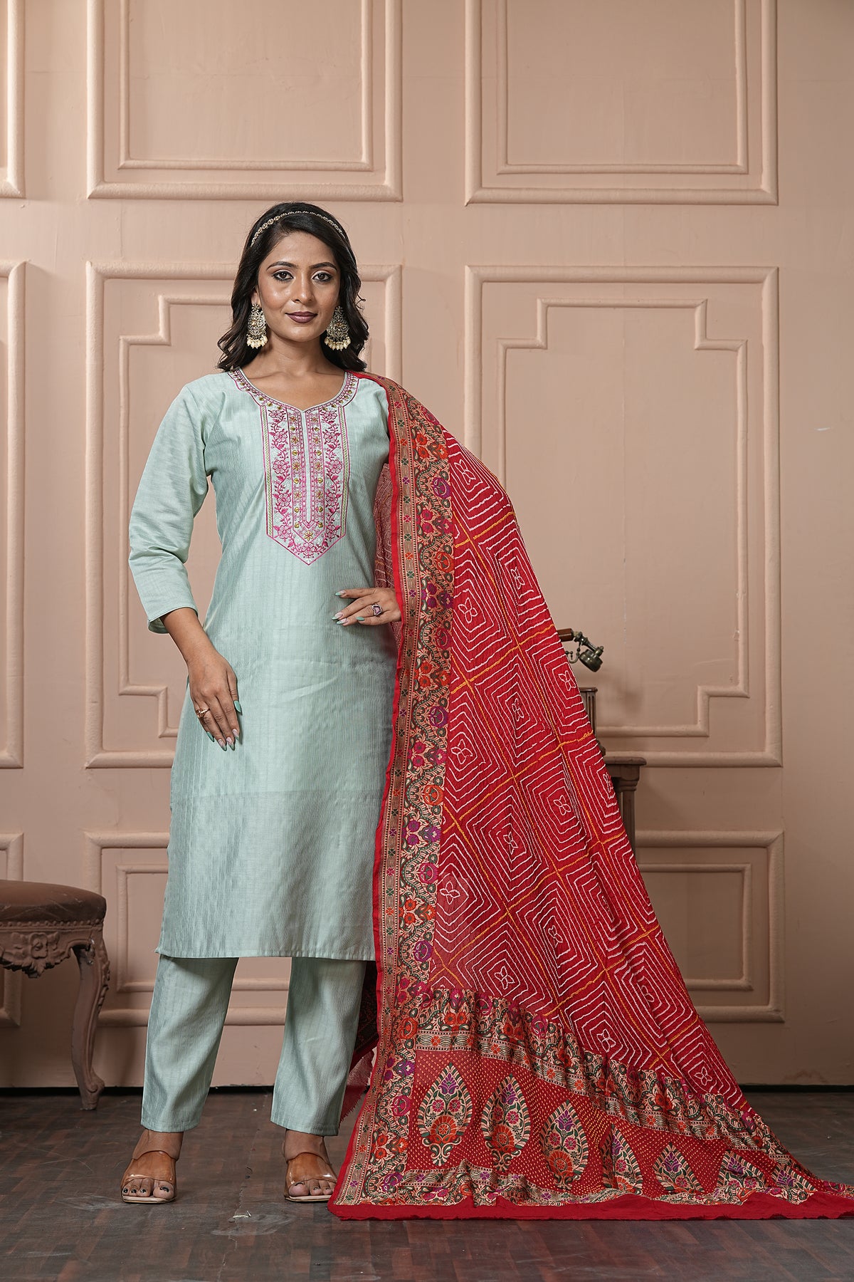 Georgette Bandhani Dupatta