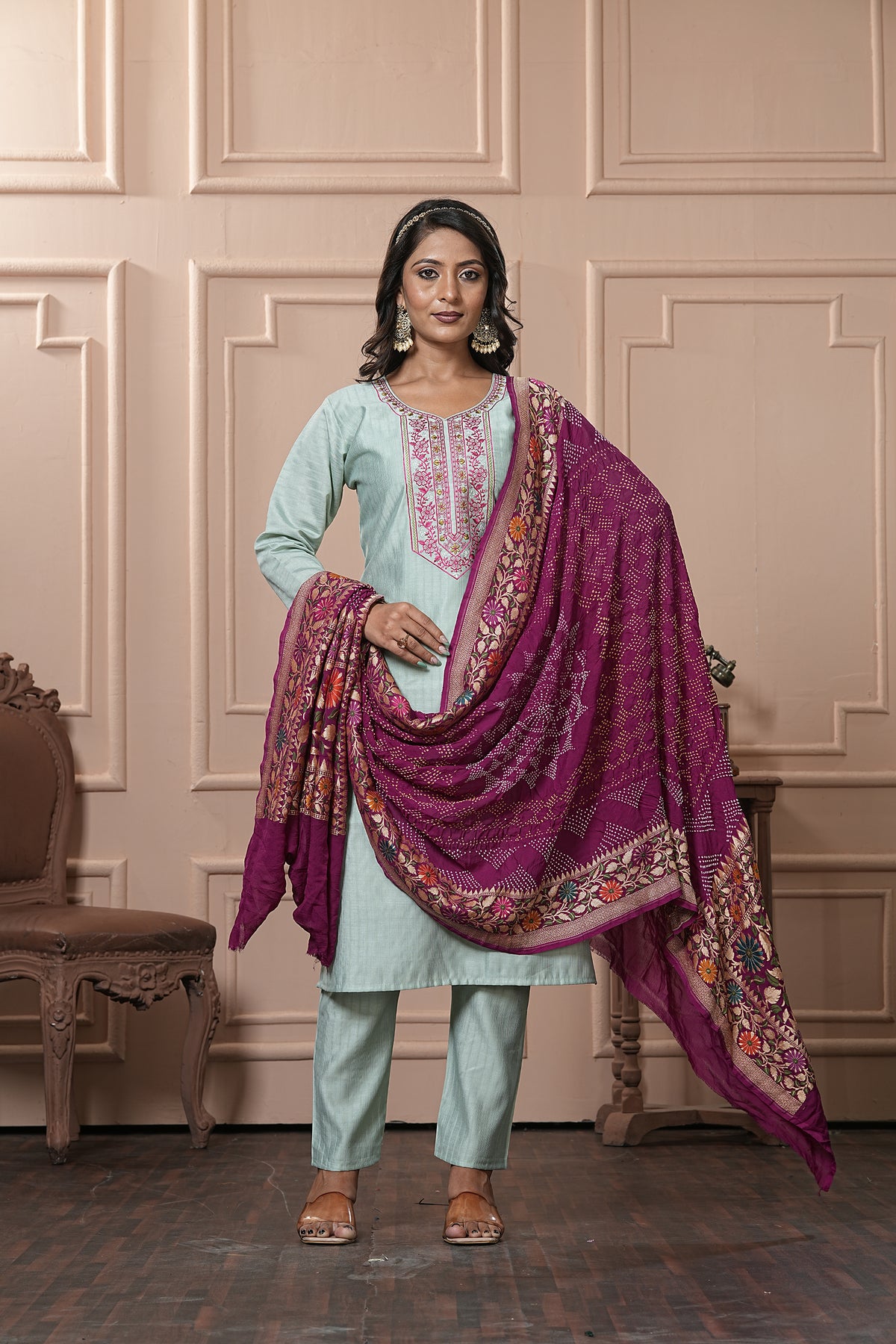 Georgette Bandhani Dupatta