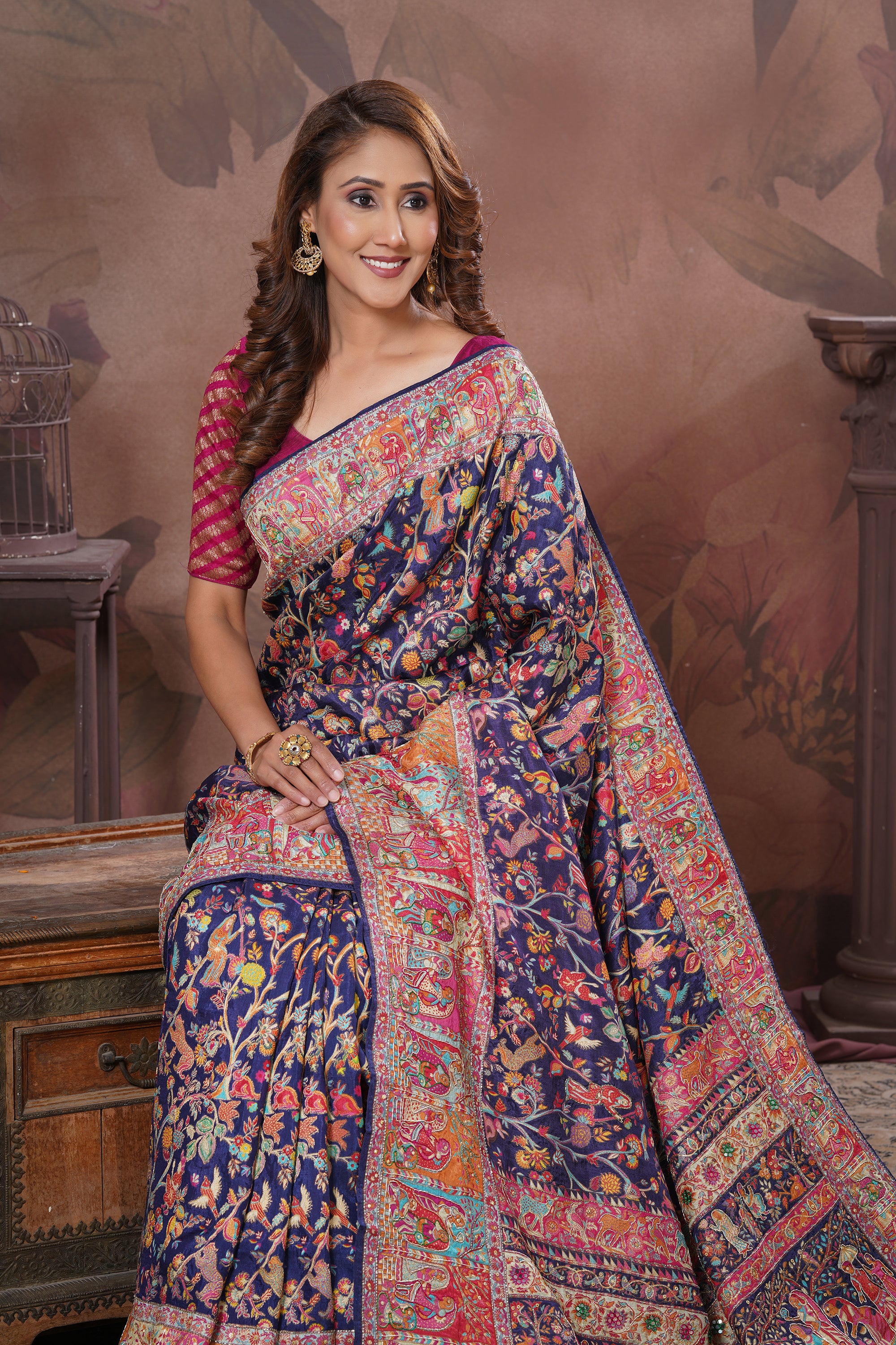 Rangat (Pashmina) Silk Sarees