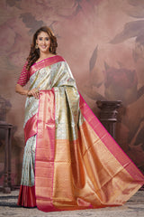 Tissue Kanjivaram Silk Saree