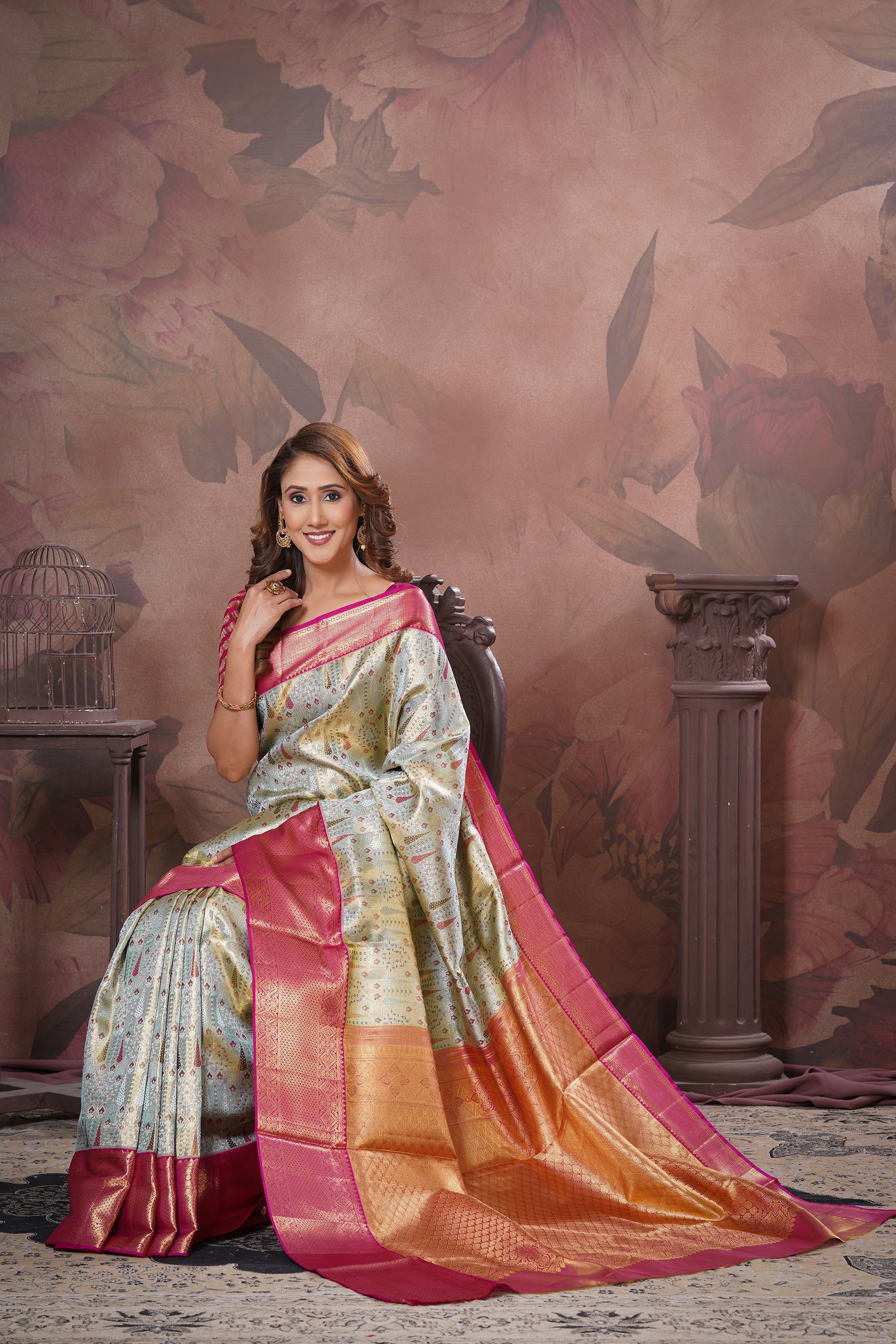 Tissue Kanjivaram Silk Saree