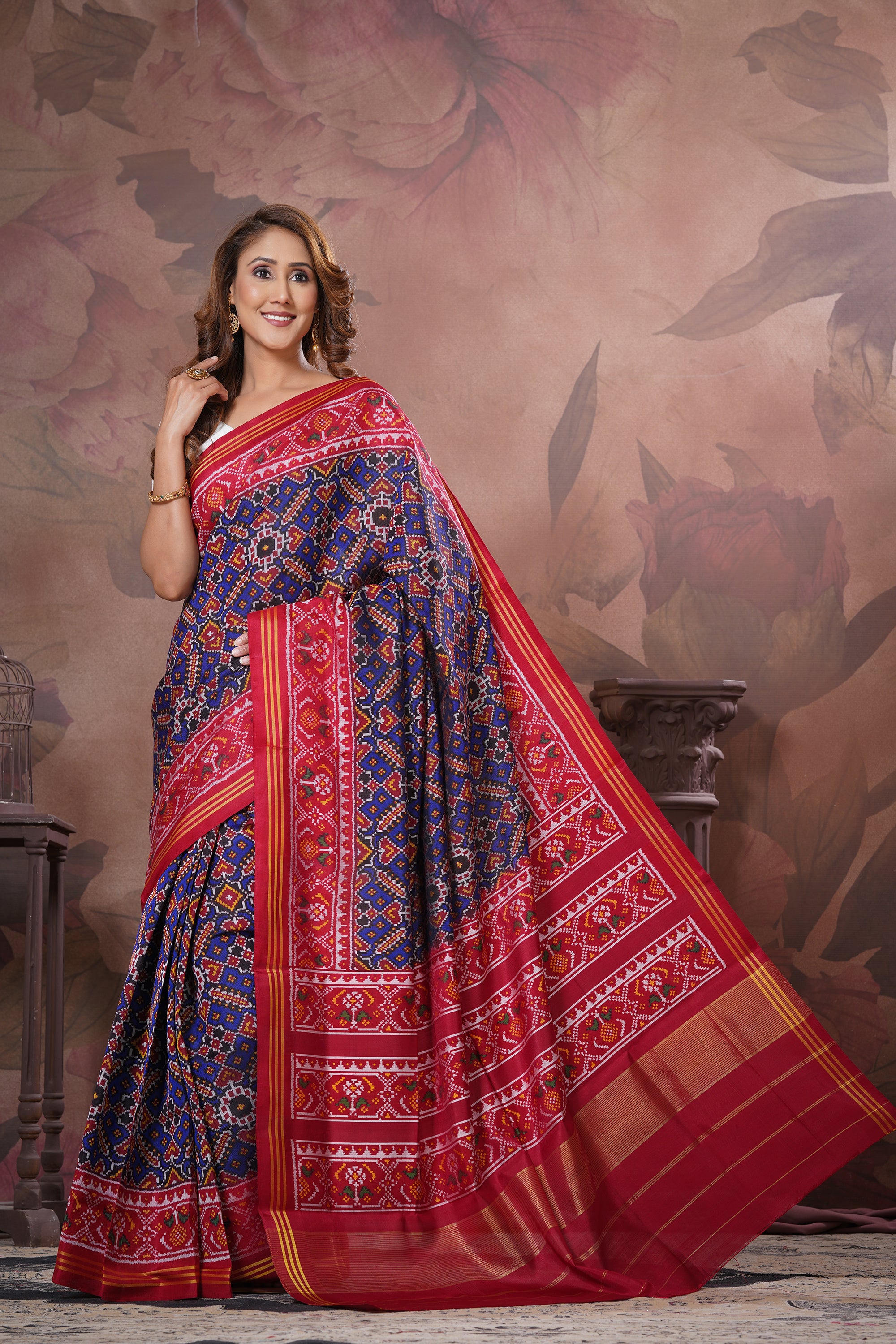 Single Ikat Patola Saree