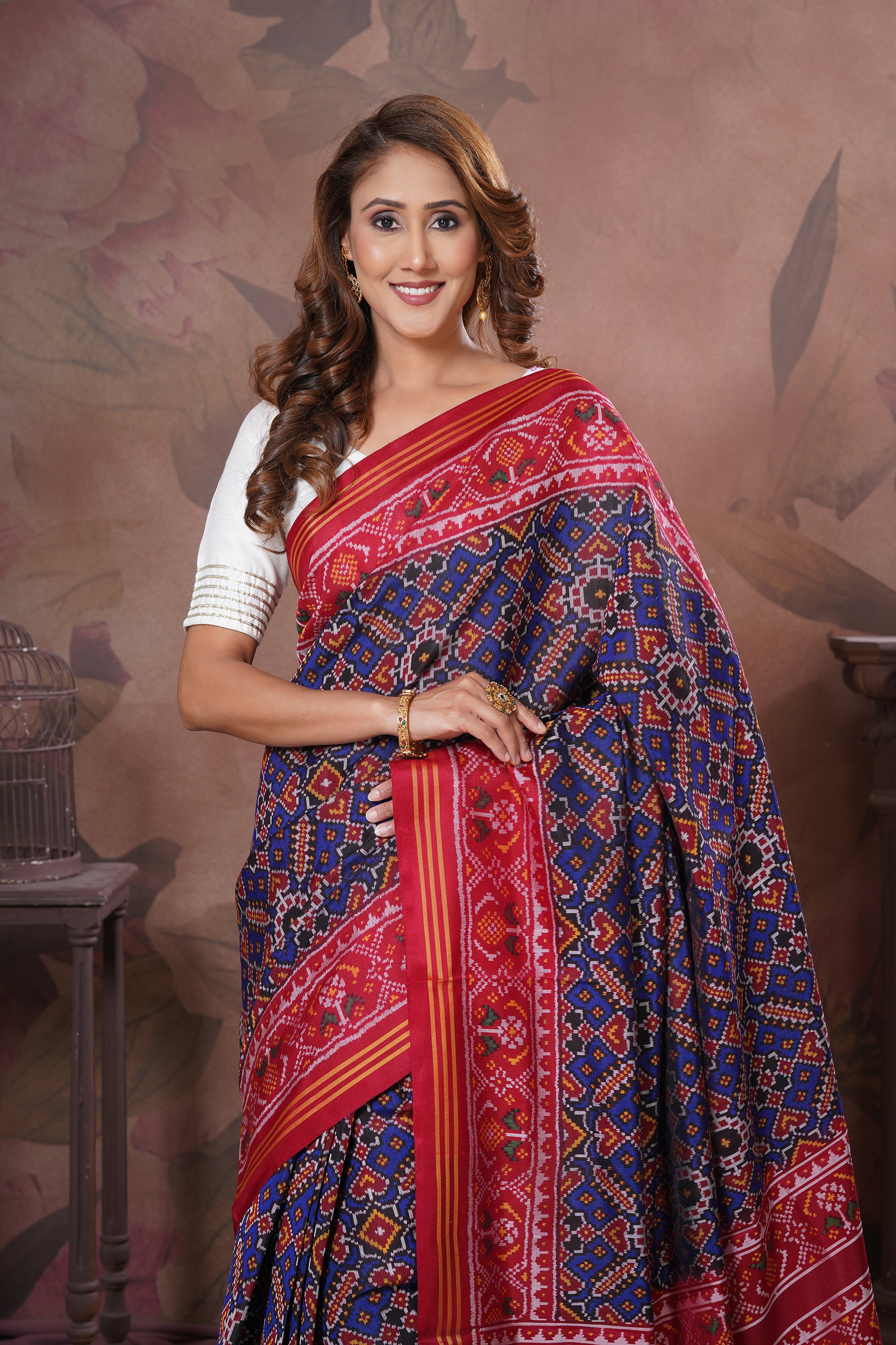 Single Ikat Patola Saree