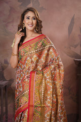 Single Ikat Tissue Patola Saree