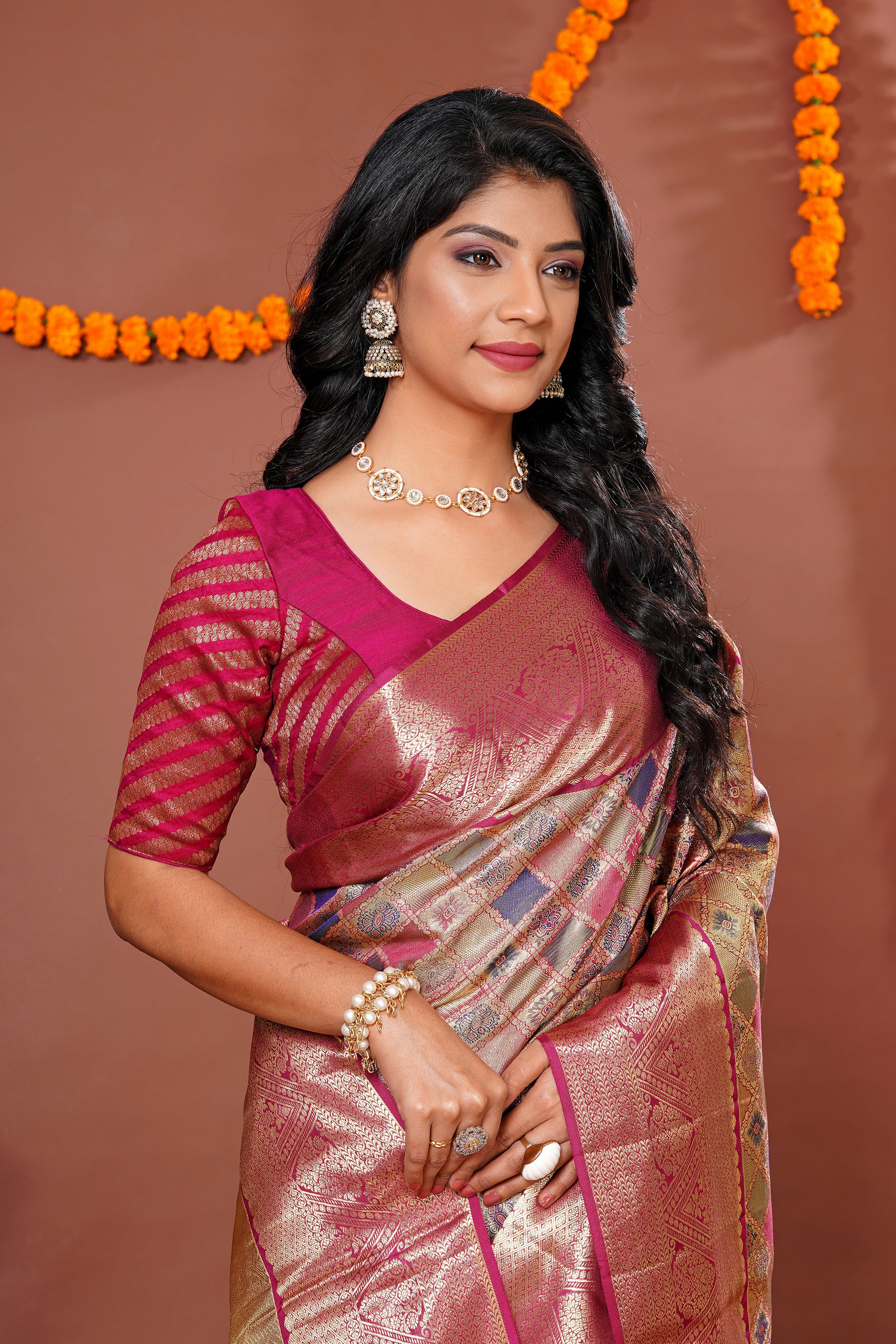 Tissue Kanjivaram Silk Sarees