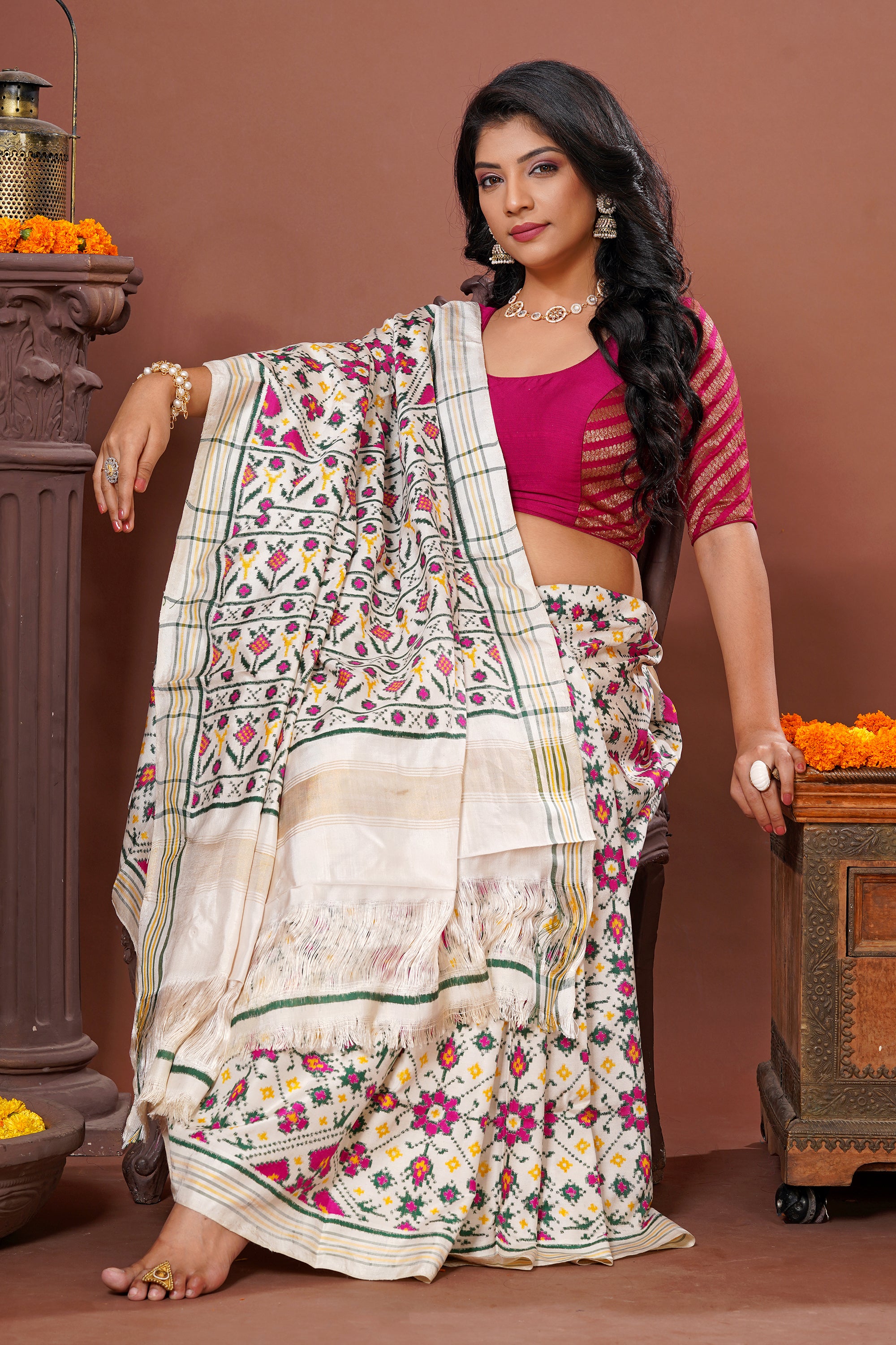 Double Ikat Patola Saree