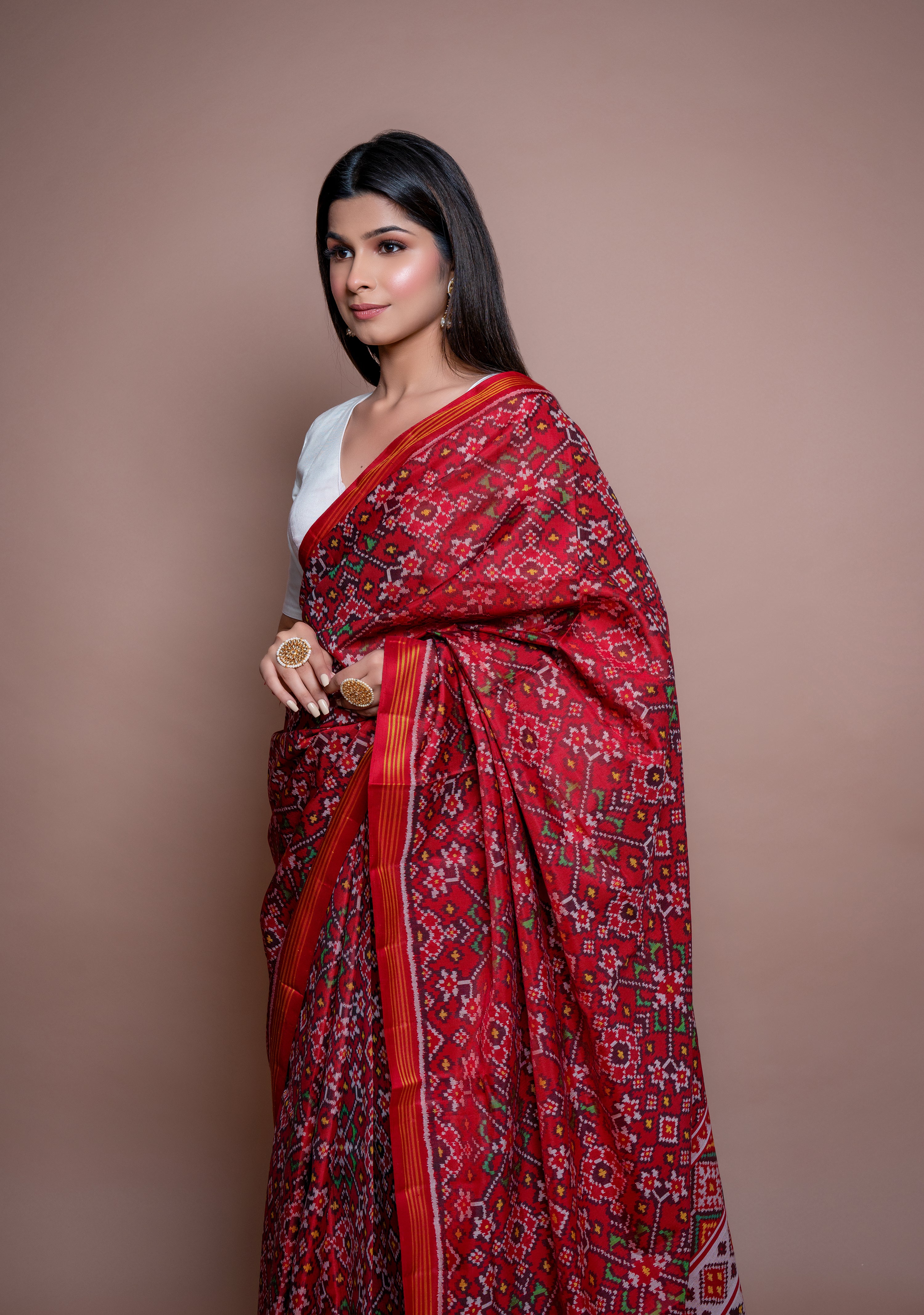 Single Ikat Patola Saree