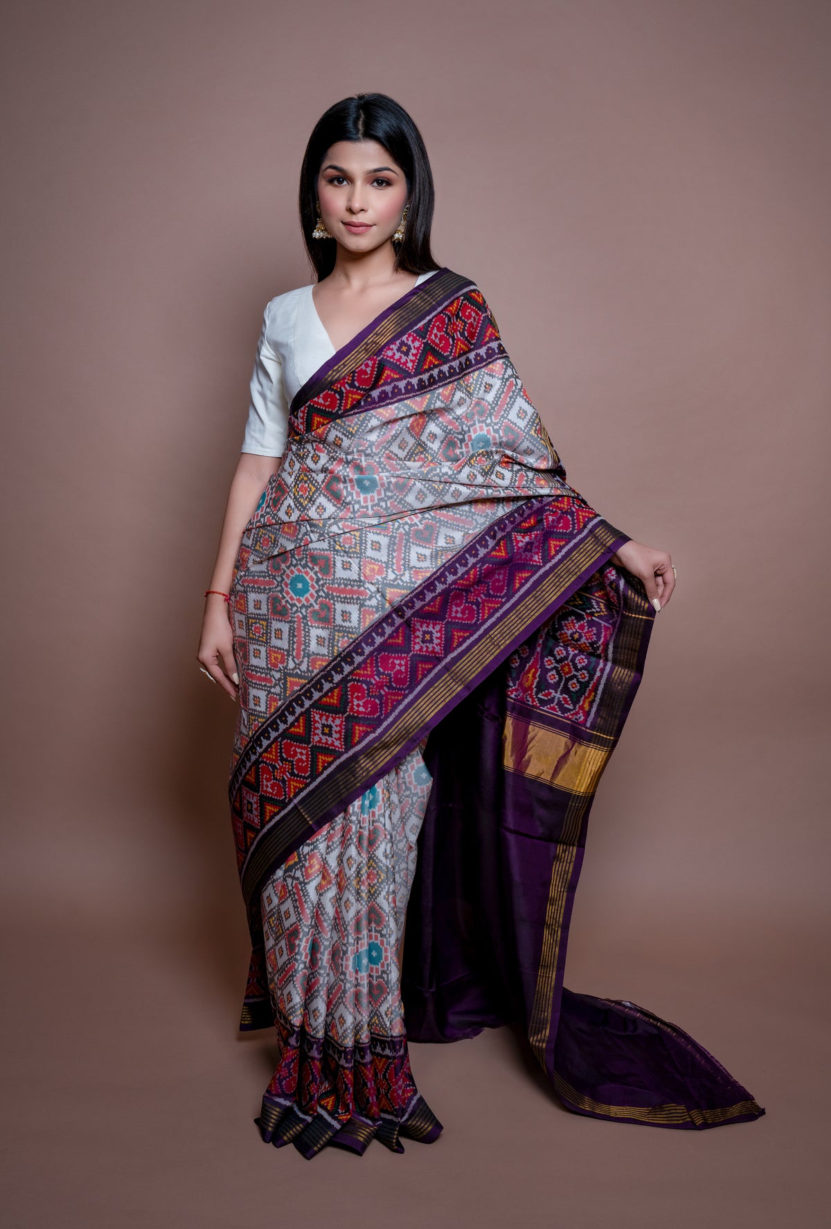 Single Ikat Patola Saree