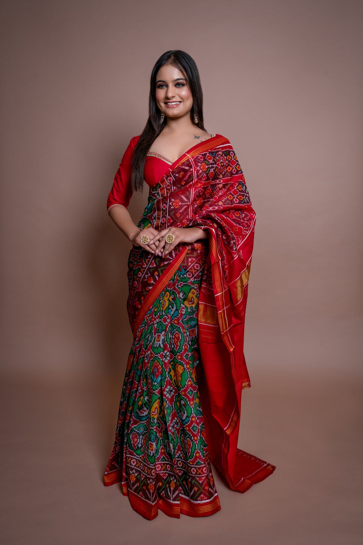 Single Ikat Patola Saree