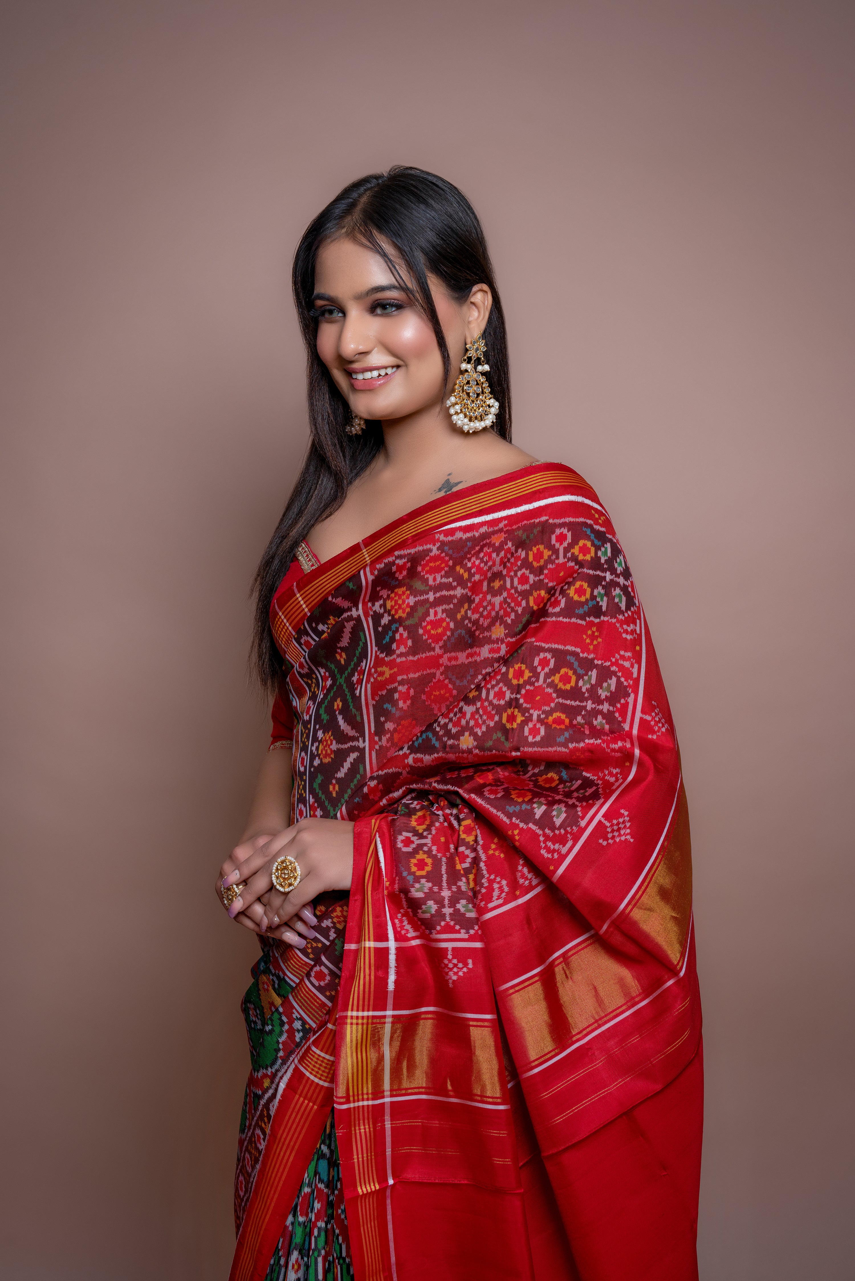 Single Ikat Patola Saree