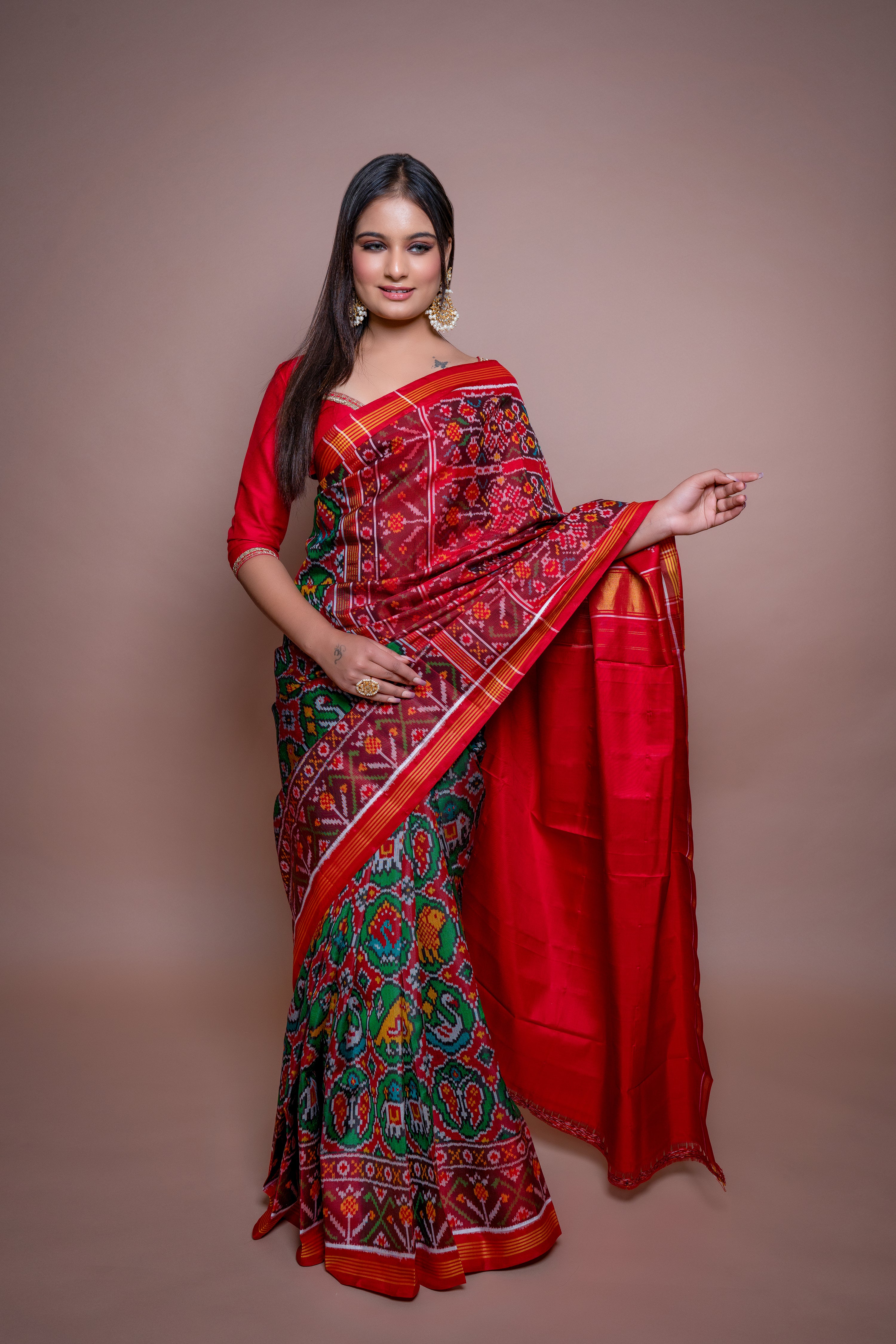 Single Ikat Patola Saree