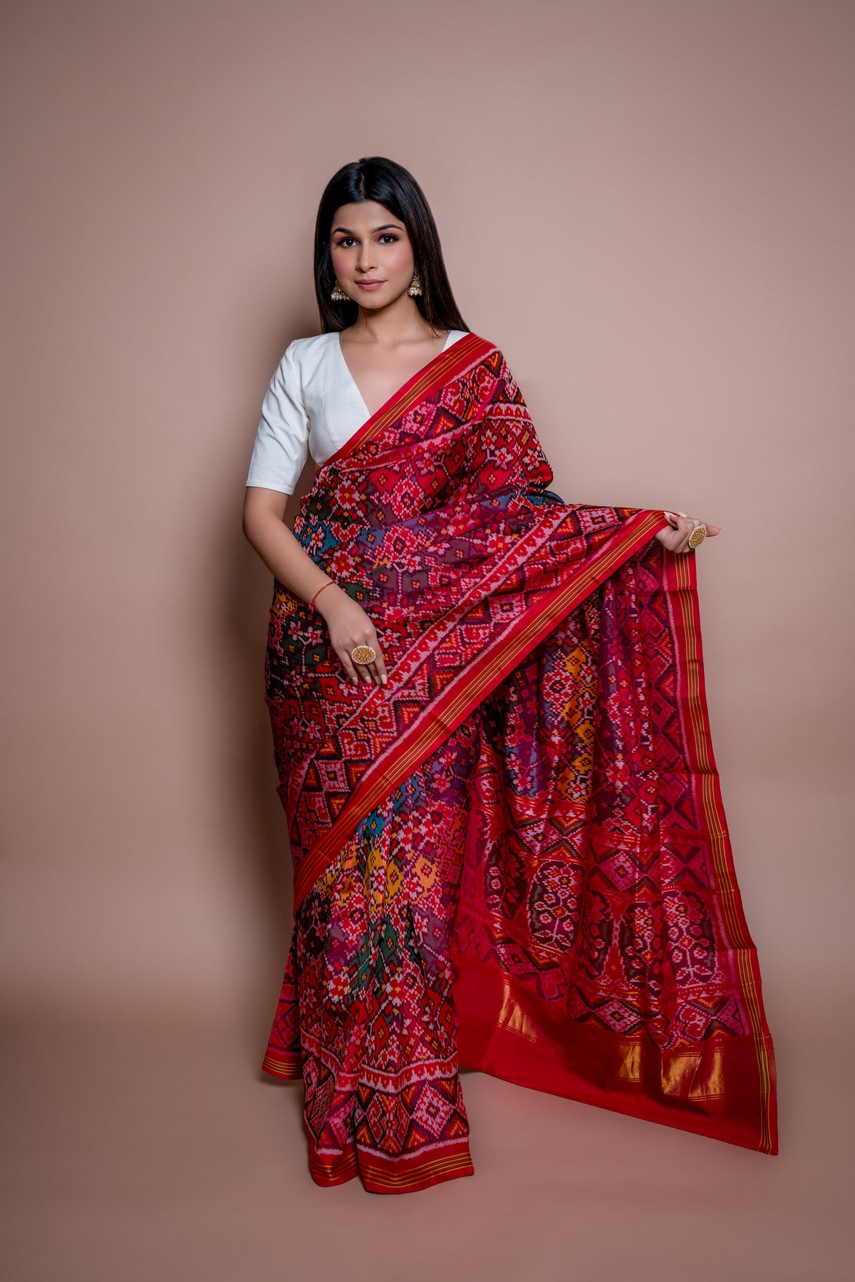 Single Ikat Patola Saree