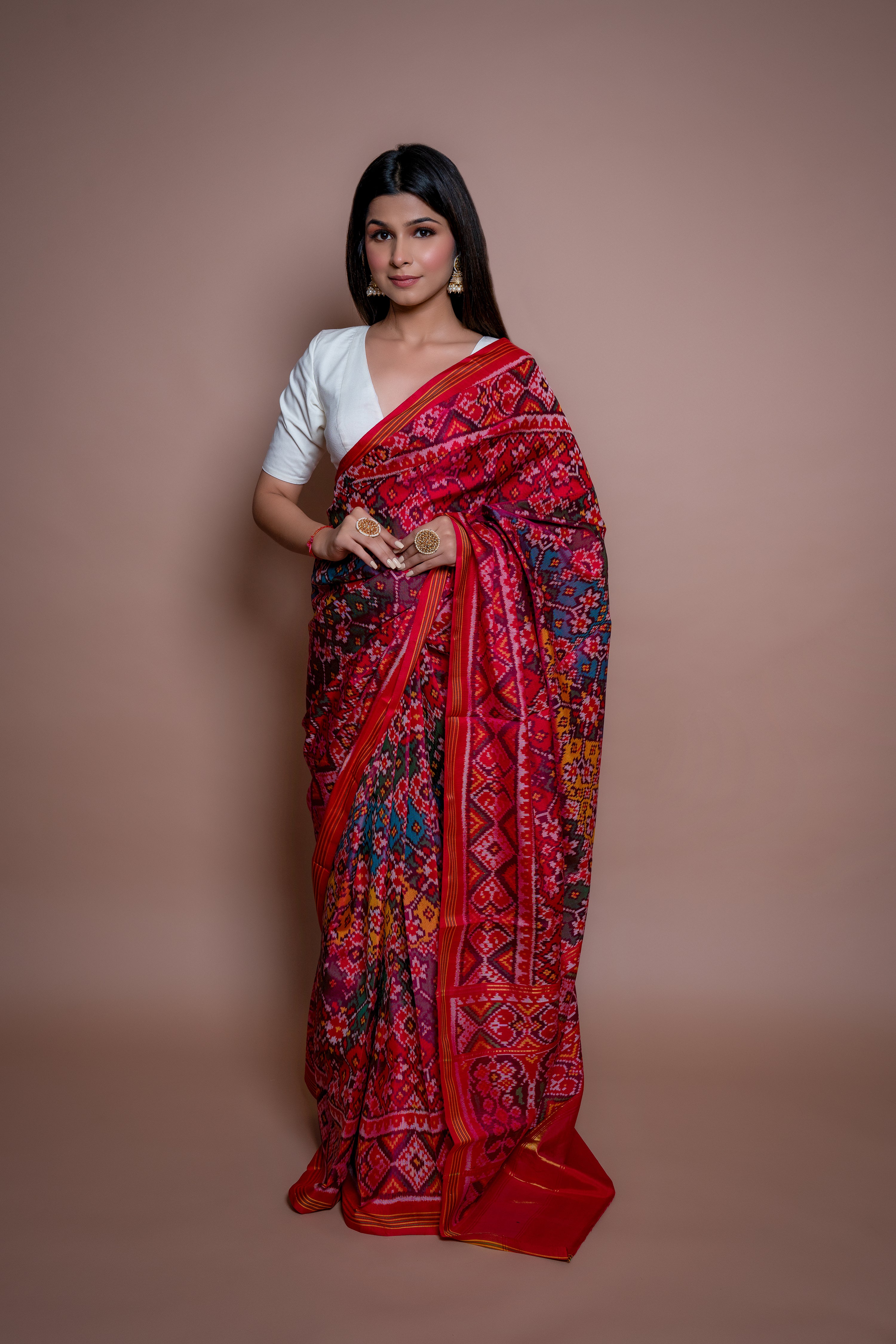 Single Ikat Patola Saree