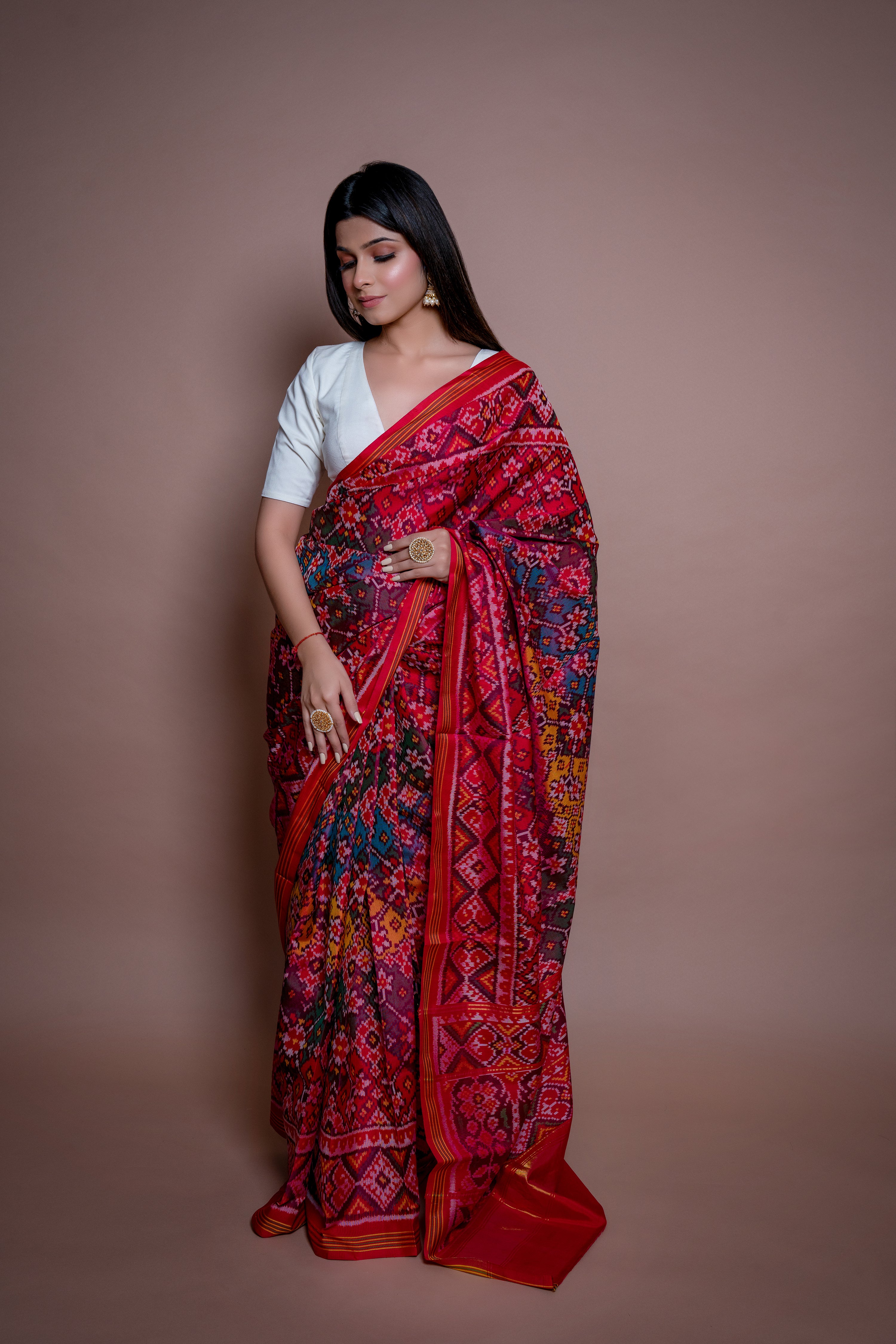 Single Ikat Patola Saree