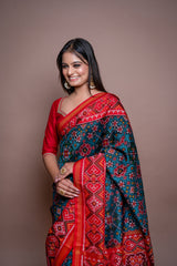 Single Ikat Patola Saree