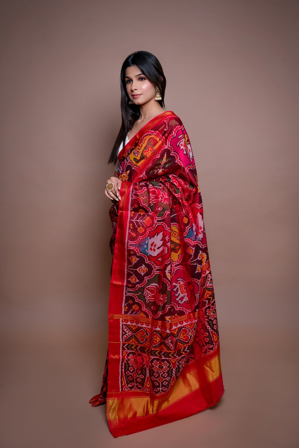 Single Ikat Patola Saree